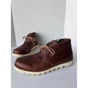 Sorel Kezar‎ Chukka Waterproof Leather Boots Mens 13 Brown